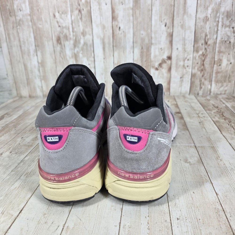 New Balance 990v4 Kith Rose Sneakers Gray Purple Pink Mens Size 12 Comfort Shoes - Picture 3 of 8